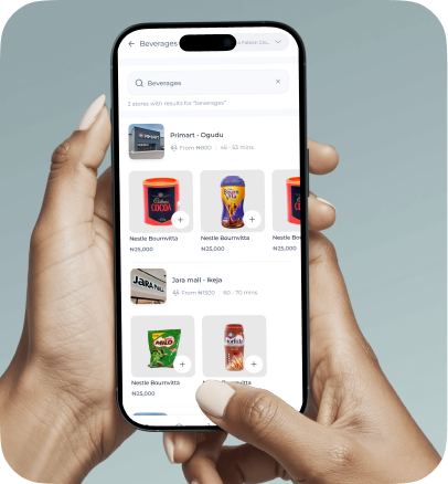 E-commerce app screenshot